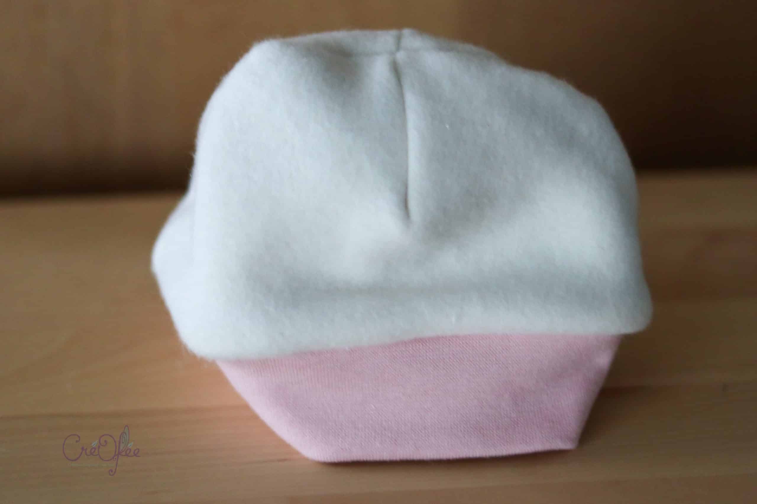 Bonnet doublé fleuri 2-3 ans – Image 3