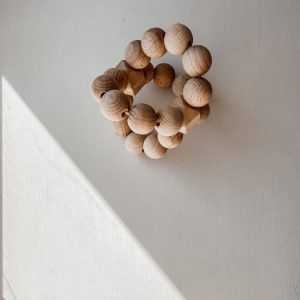 Balle bois bébé  | Naturel – Bezisa