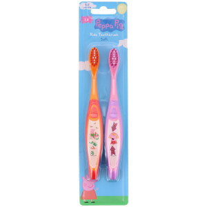 Brosse à dents pour enfants Peppa pig Ensemble de brosses à dents 2x – 2+ ans