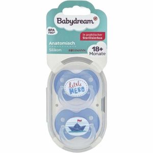 Babydream sucette silicone anatomique 18+mois