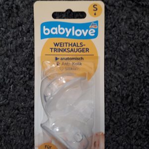 Babylove tétine col large silicone anatomique anti-colique