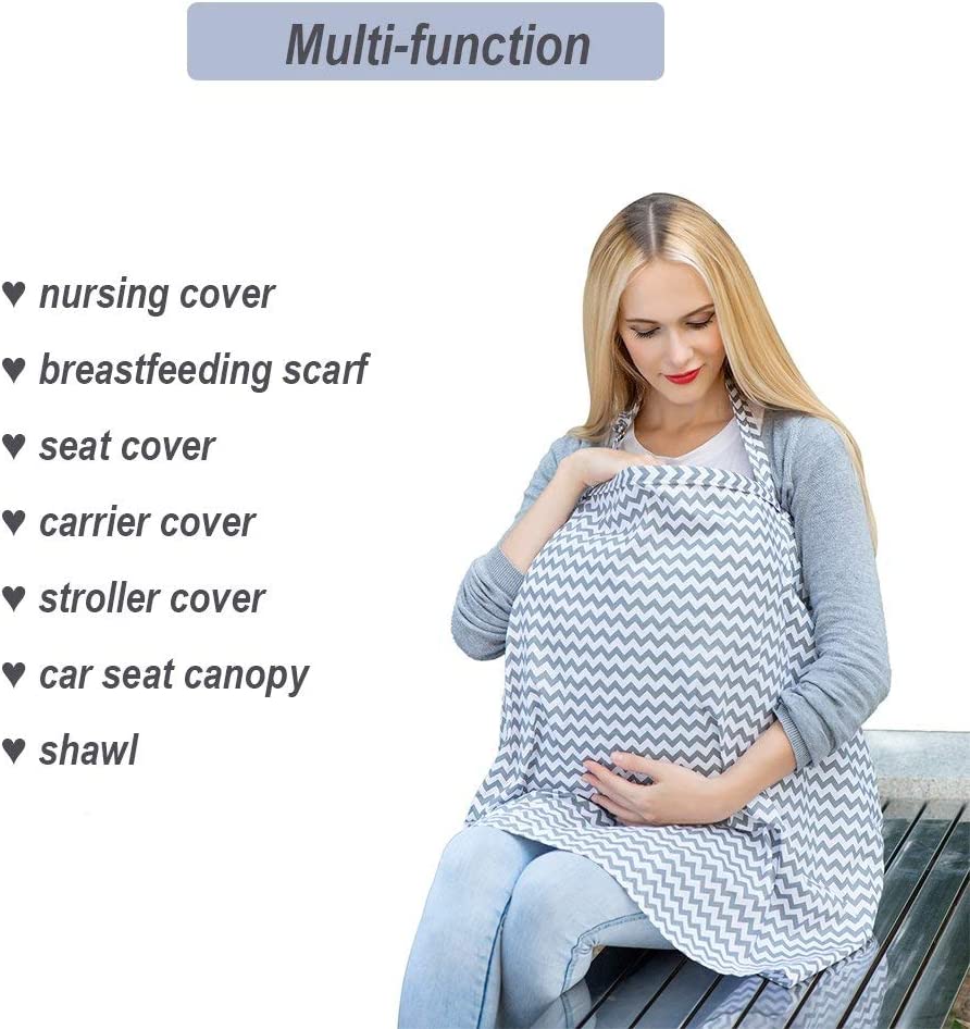 ALANA Couverture de maternité pendant l’allaitement 100 % coton – Image 2