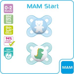 MAM Start Sucette Silicone 0-2 mois