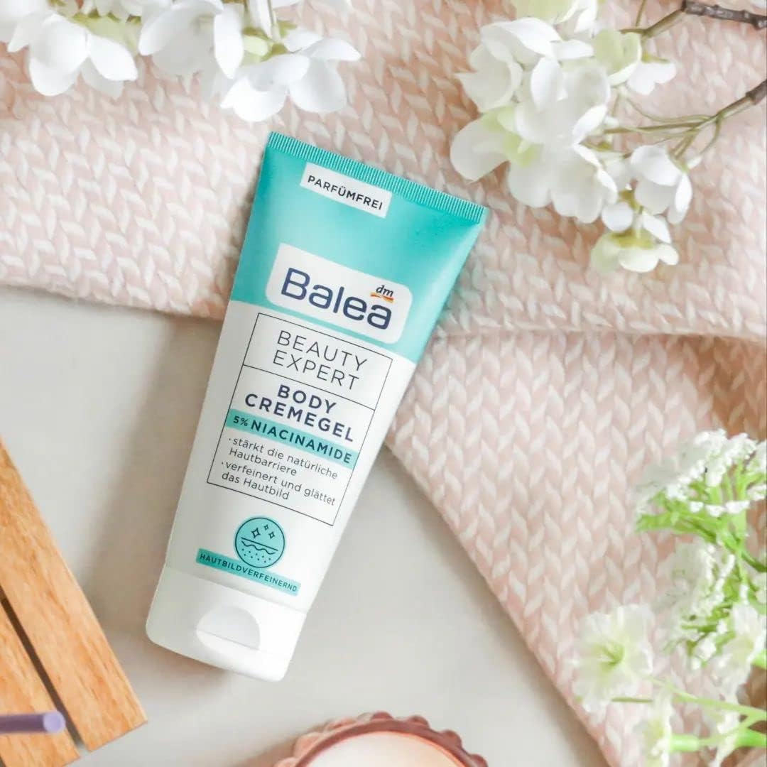 Balea Beauty Expert Lotion Corps Gel Crème Corps Lait Corps Sans Parfum avec 5% de Niacinamide