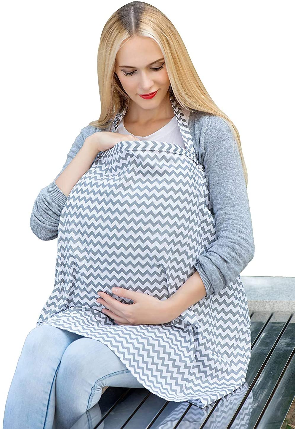 ALANA Couverture de maternité pendant l’allaitement 100 % coton