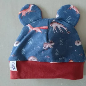 Bonnet avec oreilles animaux 6-12 mois