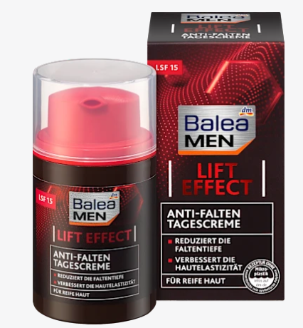 Balea MEN Crème visage anti-rides effet lifting, 50 ml