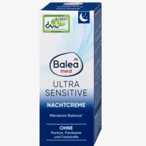 Balea avec Crème de nuit ultra sensible, 50 ml
