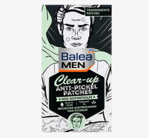 Balea Men Patchs anti-boutons Clear-up, 36 pcs