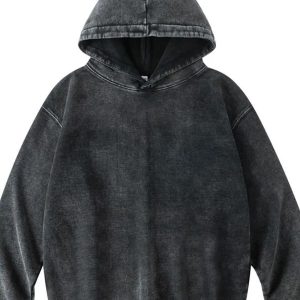 Sweat oversize femme délavé de style vintage