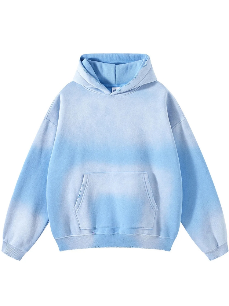 Sweat ado garçon moderne effet décoloré