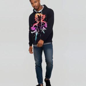 Sweat Dragon Ball noir au style streetwear