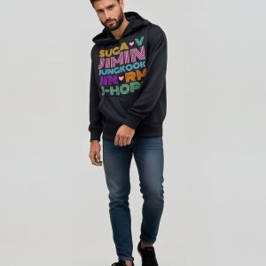 Sweat oversize homme à capuche avec imprimé moderne