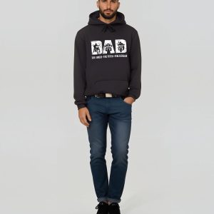 Sweat moto noir chaud au style décontracté