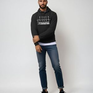 Sweat moto noir tendance et décontracté à capuche