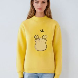 Sweat Pokemon jaune chaud et épais