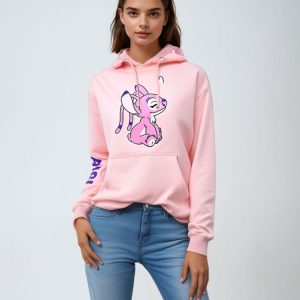 Sweat Stitch rose au design décontracté