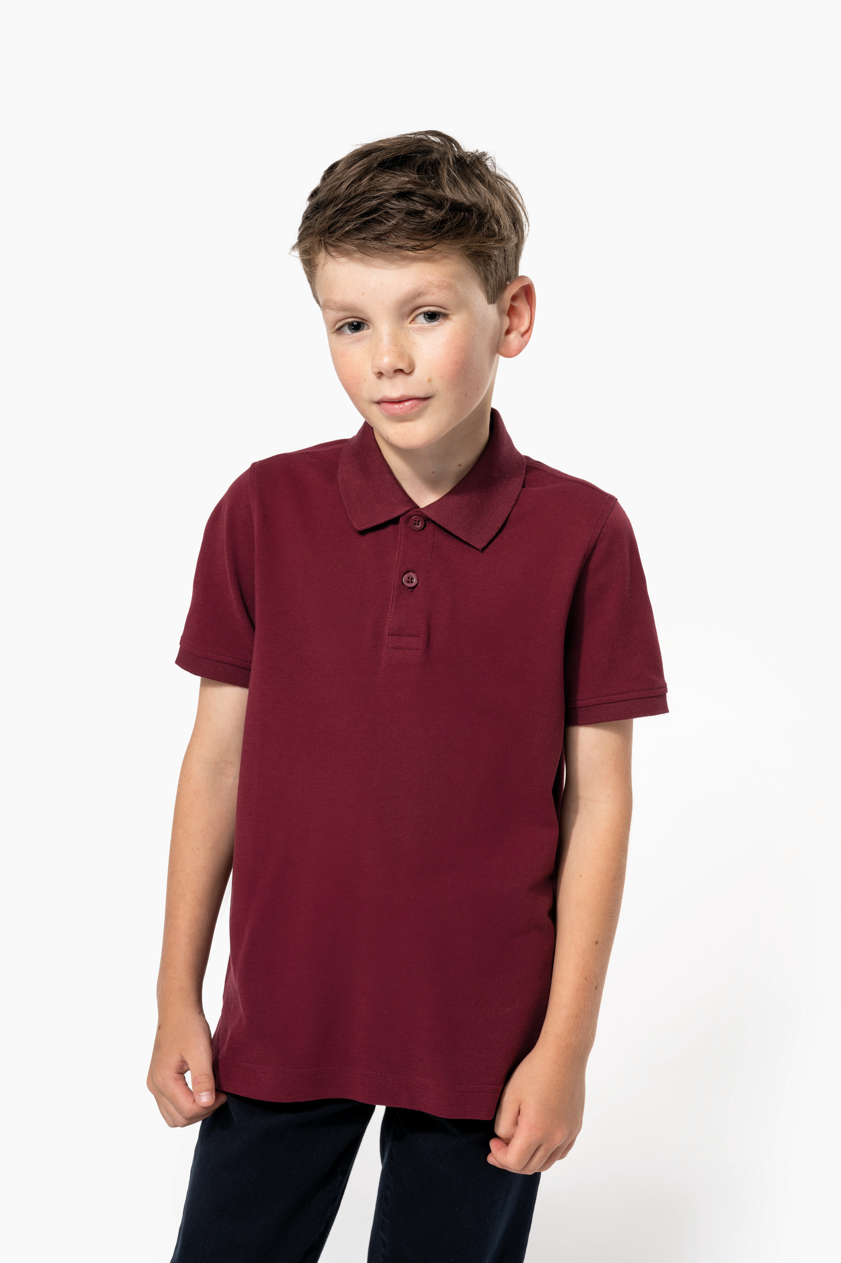 Polo manches courtes bio 180 enfant