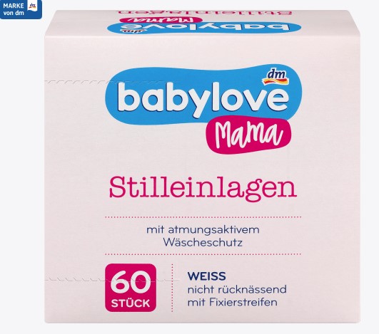 Les coussinets d’allaitement sont blancs 60 pièce – Image 2