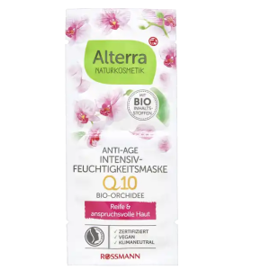 Alterra COSMÉTIQUE NATURELLE Masque Hydratant Anti-Âge Intensif Q10 Orchidée Bio 15 ml