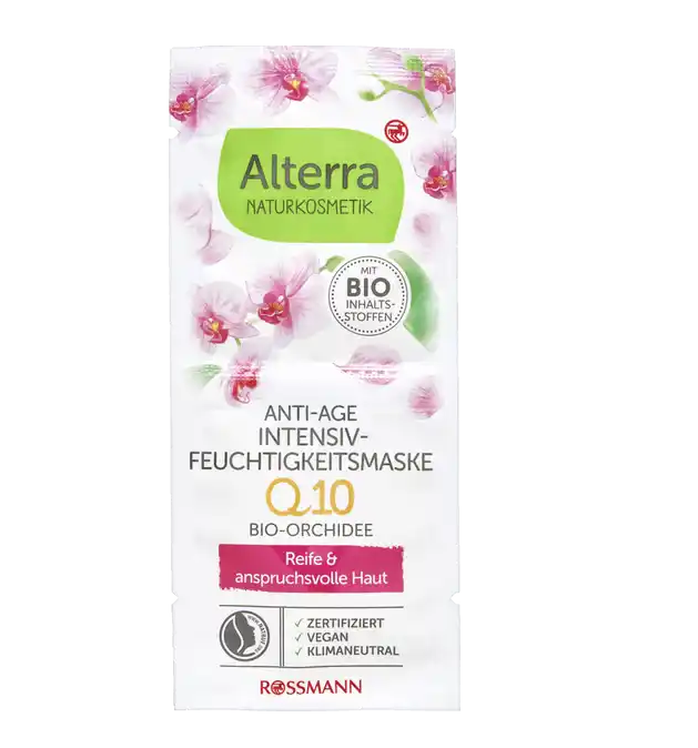 Alterra COSMÉTIQUE NATURELLE Masque Hydratant Anti-Âge Intensif Q10 Orchidée Bio 15 ml