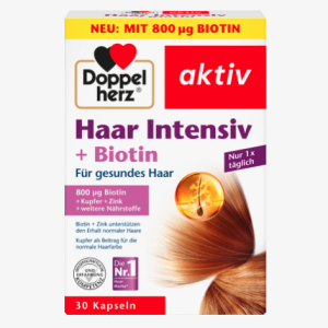 Doppelherz Intensive Hair + Biotine Capsules 30 pcs