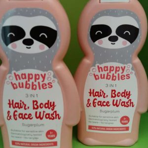 Happy bubbles 3 in 1 Hair, Body & Face Wash (sugarplum)