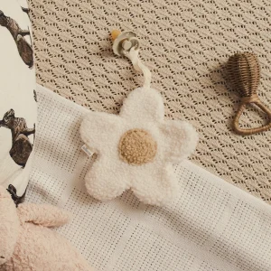Attache tétine plate | Fleur – Millinoon