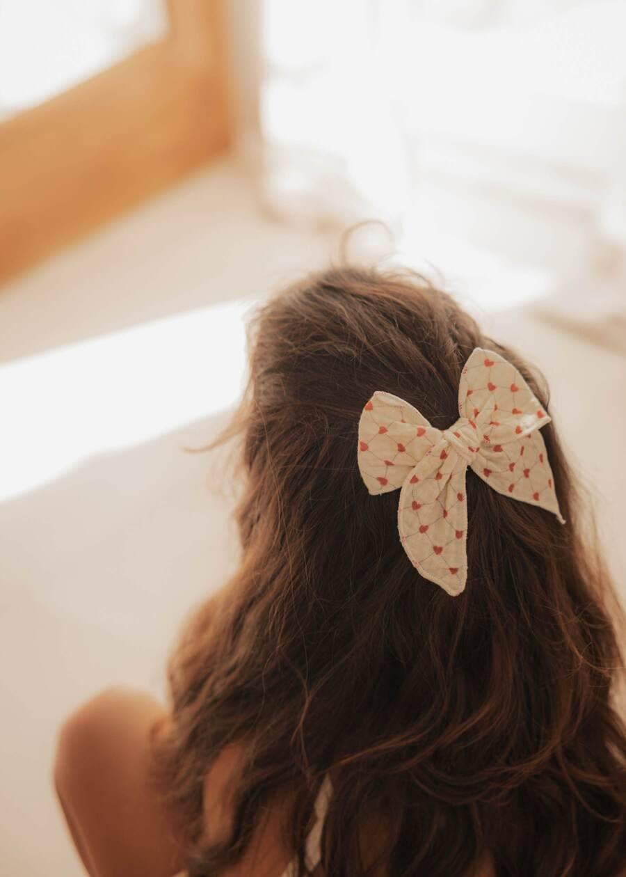 Barrette noeud gaze de coton | Mrs Ertha – Image 6