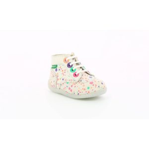 Chaussure KICKERS Bonzip2 Blanc Blossom