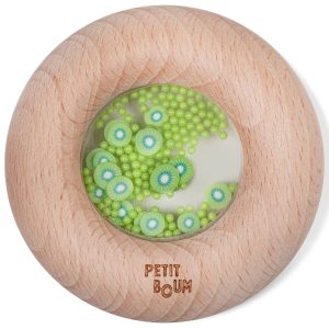 Hochet bois sensoriel | Kiwis – Petit Boum