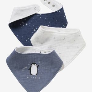 BANDANA écharpe avec fermeture pratique pour bébé 3 pièces