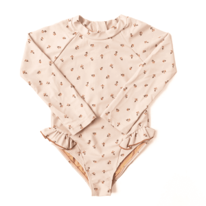 Maillot de bain fille Anti-uv | Flowers bud – Mrs Ertha