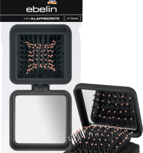 Ebelin Mini brosse pliante avec miroir