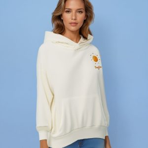 Sweat couple tendance et simple avec imprimé soleil