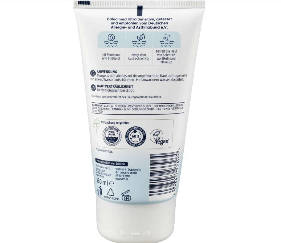 Balea avec Gel lavant ultra sensible, 150 ml – Image 2